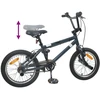 BMX Dviratis 16 Colių 5-8 metų amžiaus Tamsiai pilka