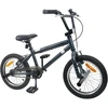 BMX Dviratis 16 Colių 5-8 metų amžiaus Tamsiai pilka