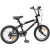 BMX Dviratis 18 Colių 7-10 metų amžiaus Juoda