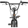 BMX Dviratis 18 Colių 7-10 metų amžiaus Juoda