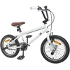 BMX Dviratis 20 Colių skirta vyresniems nei 9 metų Balta