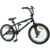 BMX Dviratis 20 Colių skirta vyresniems nei 9 metų Juoda