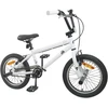 BMX Dviratis 20 Colių skirta vyresniems nei 9 metų Balta