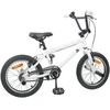BMX Dviratis 20 Colių skirta vyresniems nei 9 metų Balta