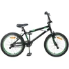 BMX Dviratis 20 Colių skirta vyresniems nei 9 metų Juoda
