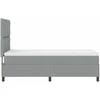 Kiemas lova su galvūgalio Šviesiai pilka 100 x 200 cm audinys