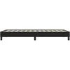 Box Spring Lova be čiužinio Juoda 100x210 cm aksomas