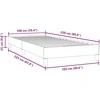 Box Spring Lova be čiužinio Rožinė 100x220 cm aksomas