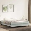 Box Spring Lova be čiužinio Šviesiai pilka 180x220 cm aksomas