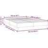 Box Spring Lova be čiužinio Tamsiai mėlyna 160x220 cm aksomas