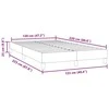 Box Spring Lova be čiužinio Tamsiai žalia 120x220 cm aksomas
