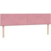 Box Spring Lova su čiužiniais Rožinis 180x210 cm Velvet