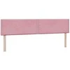 Box Spring Lova su čiužiniais Rožinis 180x210 cm Velvet