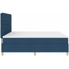 LED Čiužinio Lova su čiužiniu Mėlyna 200 x 200 cm audinys