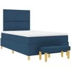 Kiemas lova su pagalve Mėlyna 190 x 120 cm audinys
