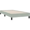 Box Spring Lova su čiužiniu Šviesiai pilka 90x210 cm Velvet
