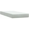 Waszemeble Box Spring Lova su čiužiniu Šviesiai pilka 90x210 cm Velvet