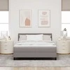 Kiemas lova su galvūgalio Taupe 140 x 200 cm audinys