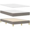 Kiemas lova su pagalve Tortora 120 x 190 cm audinys