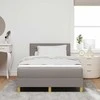 Kiemas lova su pagalve Tortora 120 x 200 cm audinys