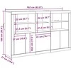 LED Bufetas Senas medis 162 x 37 x 100 cm Apdirbta mediena