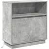 LED Bufetas Betono pilka 71 x 34,5 x 75 cm Apdirbta mediena