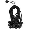 Bungee virvelės su kamuoliukais, 25vnt., 21x0,5cm