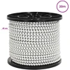 Bungee virvės 10 mm Juoda ir Balta PP ir guma