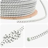 Bungee virvės 10 mm Juoda ir Balta PP ir guma