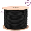 Bungee virvės 10 mm Juoda PP ir guma