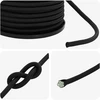 Bungee virvės 4 mm Juoda PP ir guma