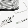 Bungee virvės 6 mm Juoda ir Balta PP ir guma
