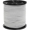 Bungee virvės 6 mm Juoda ir Balta PP ir guma