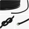 Bungee virvės 6 mm Juoda PP ir guma