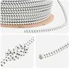 Bungee virvės 8 mm Juoda ir Balta PP ir guma