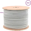 Bungee virvės 8 mm Juoda ir Balta PP ir guma