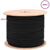 Bungee virvės 8 mm Juoda PP ir guma