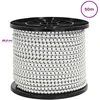 Bungee virvės su kabliukais 8 mm Juoda ir Balta PP ir guma