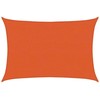 Burė nuo saulės, oranžinės spalvos, 4x6m, HDPE, 160g/m²