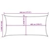 Burė nuo saulės, smėlio, 2,5x4,5m, HDPE, 160g/m², stačiakampė