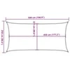 Burė nuo saulės, smėlio, 2,5x5m, HDPE, 160g/m², stačiakampė