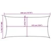 Burė nuo saulės, smėlio, 2x3,5m, HDPE, 160g/m², stačiakampė