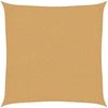 Burė nuo saulės, smėlio, 3,6x3,6m, HDPE, 160g/m², kvadratinė