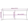 Burė nuo saulės, šviesiai siva, 2x4,5m, HDPE, 160g/m²
