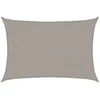 Burė nuo saulės, šviesiai siva, 3,5x4,5m, HDPE, 160g/m²