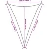 Burė nuo saulės, tamsiai žalios spalvos, 5x7x7m, HDPE, 160g/m² 311484