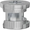 Cam užrakto veržlės 12 vnt. Sidabro 12 x 10 mm Metalas