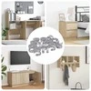Cam užrakto veržlės 8372 pcs Sidabro Metalas