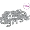 Cam užrakto veržlės 8372 vnt. Sidabro Metalas