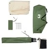 Camping Windbreak Žalias 340x130 cm Atsparus vandeniui